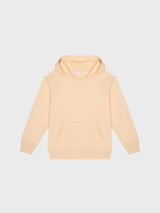 Picture of BD8298 CHILDREN BEIGE COTTON THERMAL FLEECY HOODY 4-14YRS